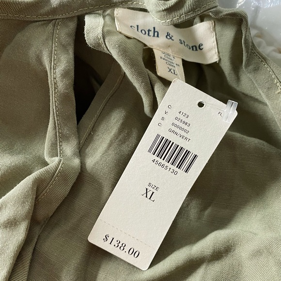 Anthropologie Cloth & Stone Daytripper Jumpsuit - Picture 2 of 9